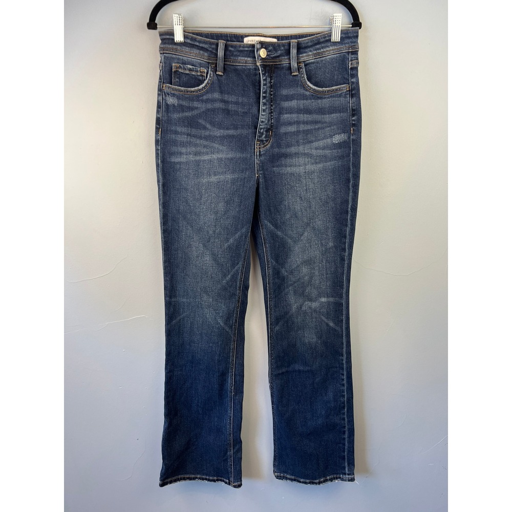 Lovervet x ALB Tummy Control Jeans 30/11 Dark Wash Flair Stretch Denim LV1309R